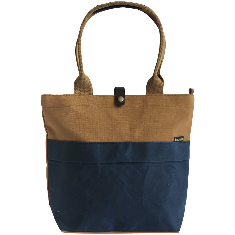 トートバッグ そだてる帆布Grough バッグ GRH50100-NV(代引不可)【送料無料】 そだてる帆布Grough GRH50100-NV トートバッグ パラフィン加工帆布