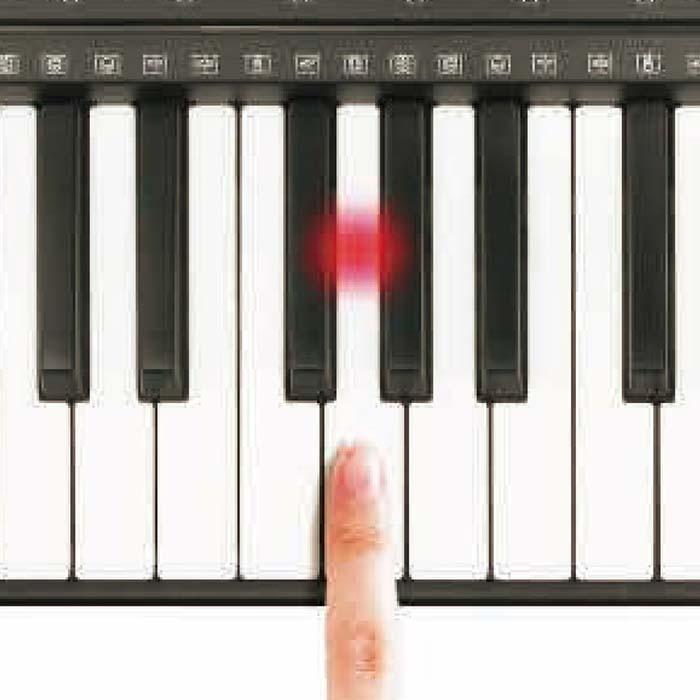 都内23区送料無料❗️電子ピアノ　KB-61K ガイド機能付き✨ Retro Sound 光った鍵盤をなぞるだけ！ガイド機能付き電子ピアノ