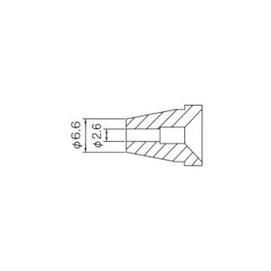 (未使用･未開封品)　白光 ノズル/2.6mm N6006 qdkdu57 HAKKO（ハッコー） 白光 N6006 ノズル/2.6mm HAKKO : 住設と電材の洛電