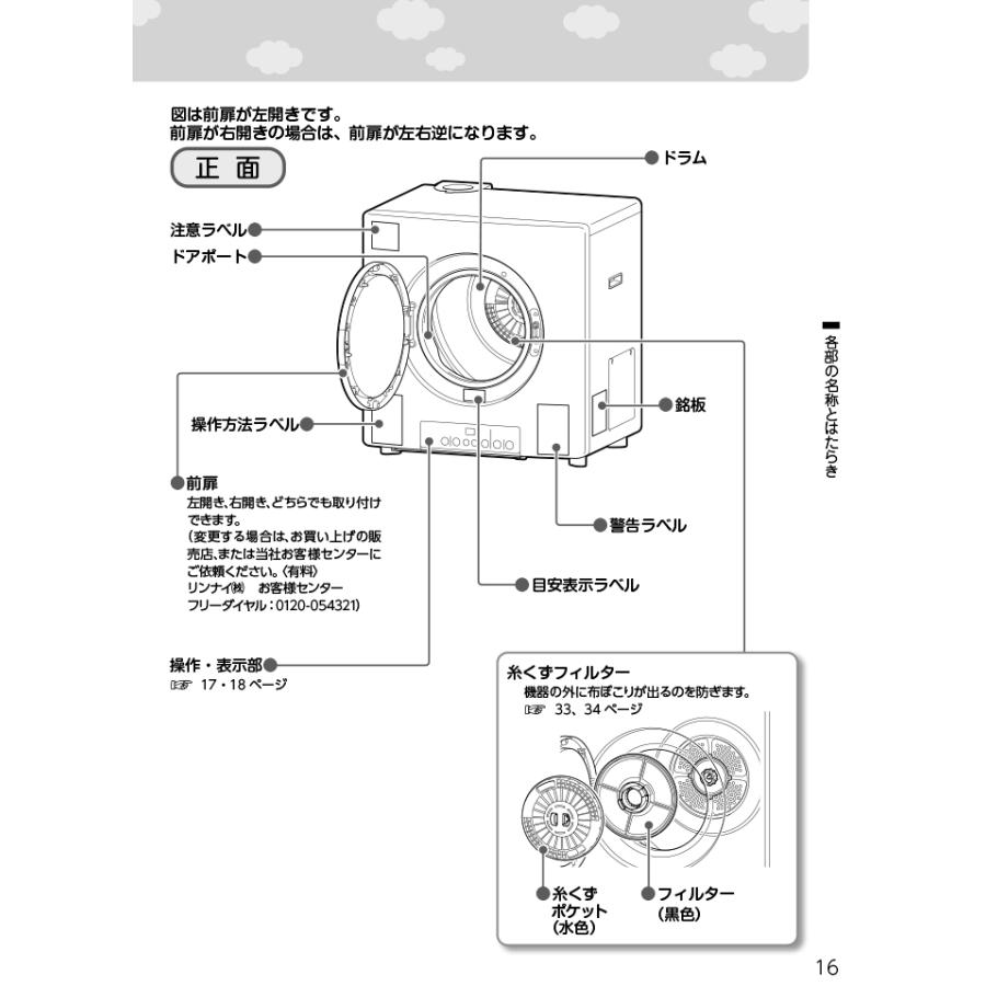 乾太くん リンナイ RDT-31S-13A ガス衣類乾燥機 ピュアホワイト