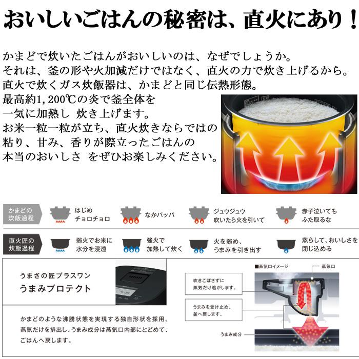 リンナイ（Rinnai） RR-055MTT(MB)-LP ガス炊飯器 直火匠(じかびの