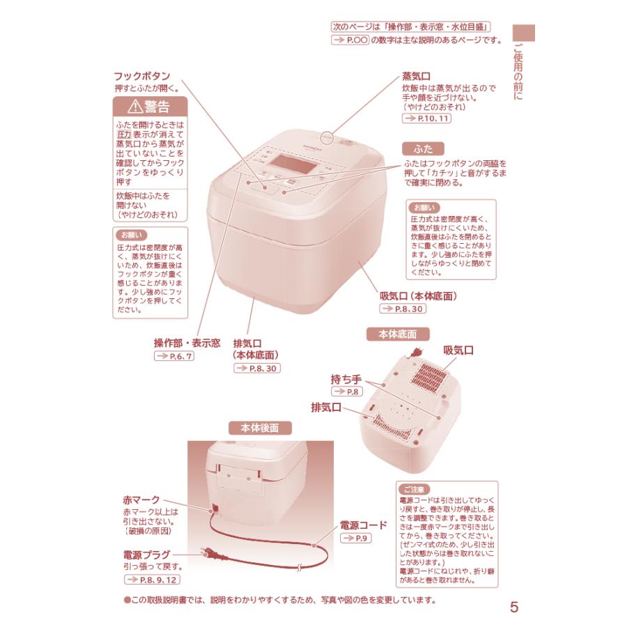 ふっくら御膳 日立 RZ-V100HM-K IHジャー炊飯器 1.0L(5.5合)炊き 圧力