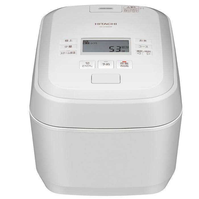 ふっくら御膳 日立 RZ-V100HM-W IHジャー炊飯器 1.0L(5.5合)炊き 圧力