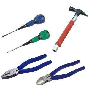 ジェフコム デンサン 新人工具5点セット ハンマー先切タイプ SJK-5SET-A