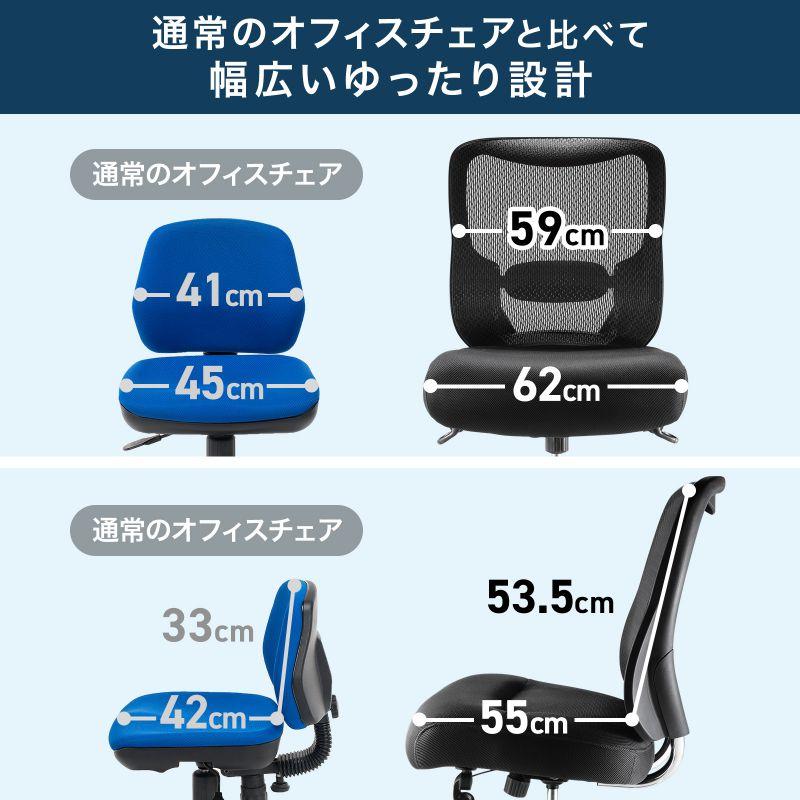 サンワサプライ SNC-NET23BK 高耐荷重オフィスチェア SANWASUPPLY | SANWA SUPPLY | 13