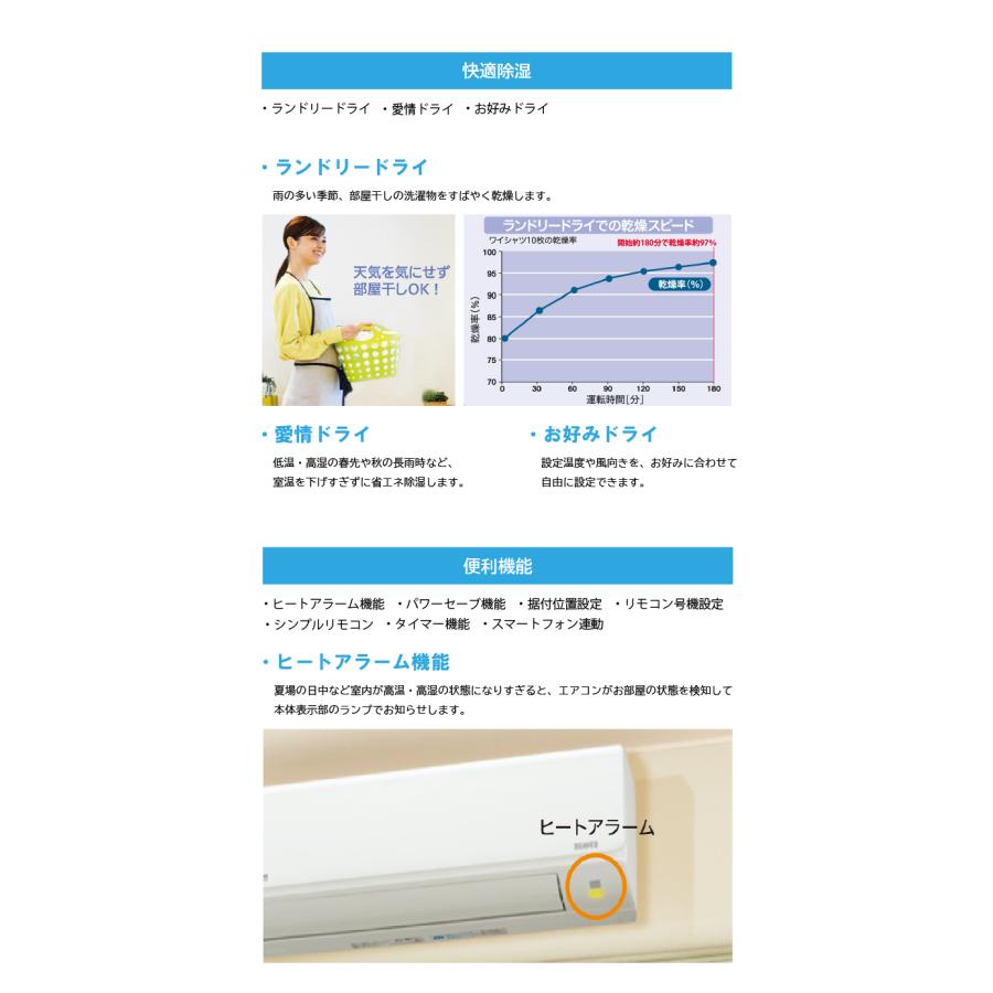 ビーバーエアコン 三菱重工 SRK3625R-W Rシリーズ 12畳用 ファイン