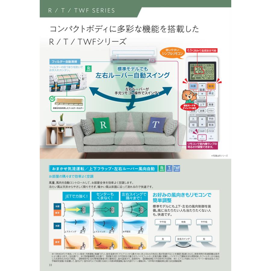 三菱（MITSUBISHI） 三菱重工 SRK4024T2-W ビーバーエアコン Tシリーズ
