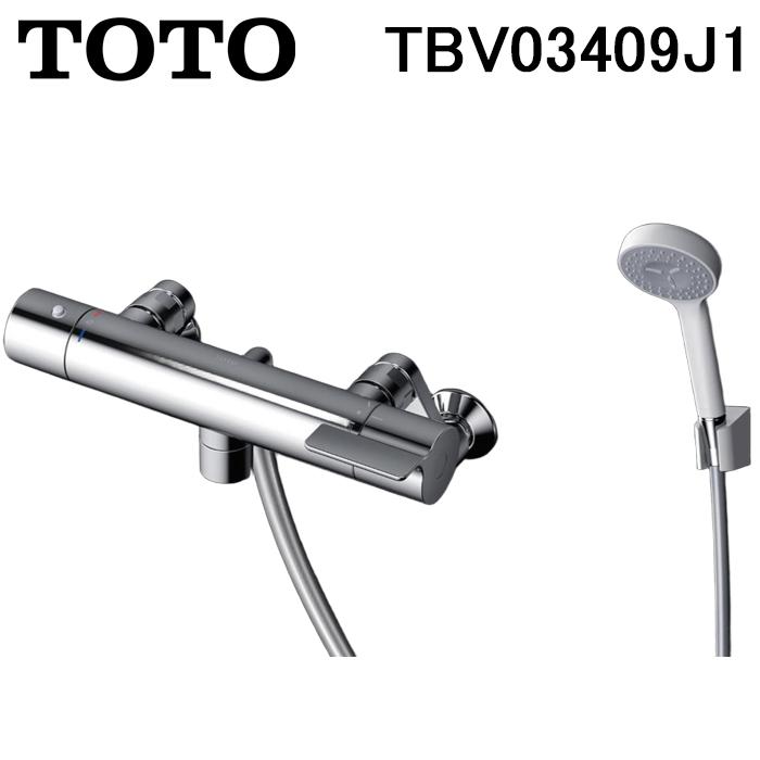 TOTO TOTO TBV03409J1 壁付サーモスタット混合水栓 0mmコンフォート