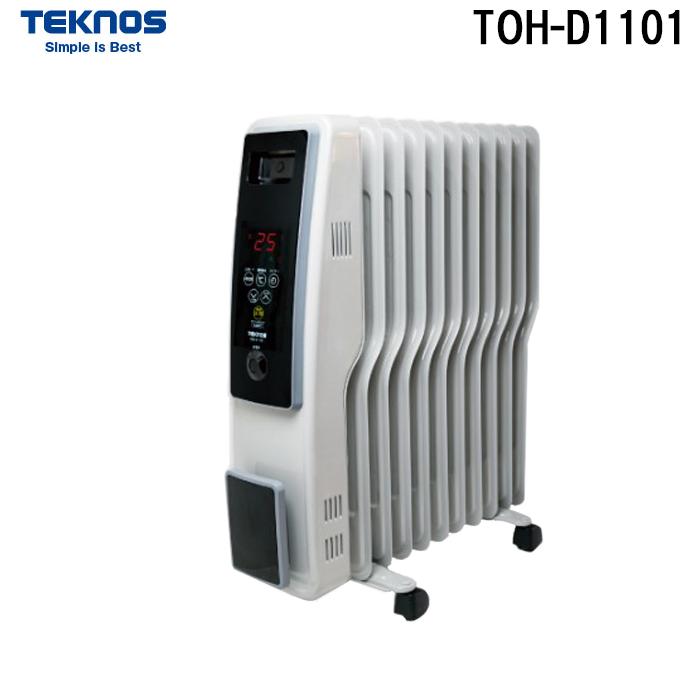 TEKNOS（テクノス） TOH-D1101 オイルヒーター デジタル表示パネル