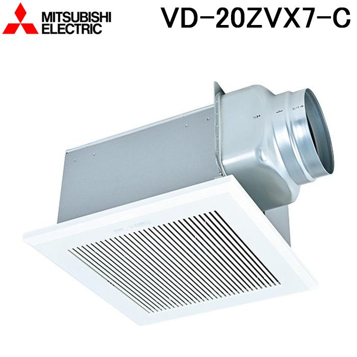 三菱（MITSUBISHI） 三菱電機 VD-20ZVX7-C 天井埋込形換気扇 本体