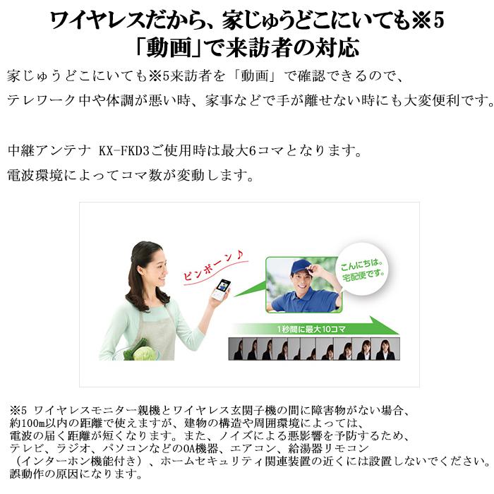 Panasonic（パナソニック） VS-SGE20LA ワイヤレステレビドアホン 録画