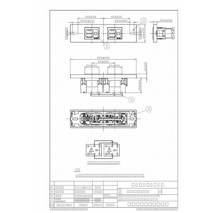 Panasonic パナソニック WN115215B Sプレート埋込接地W