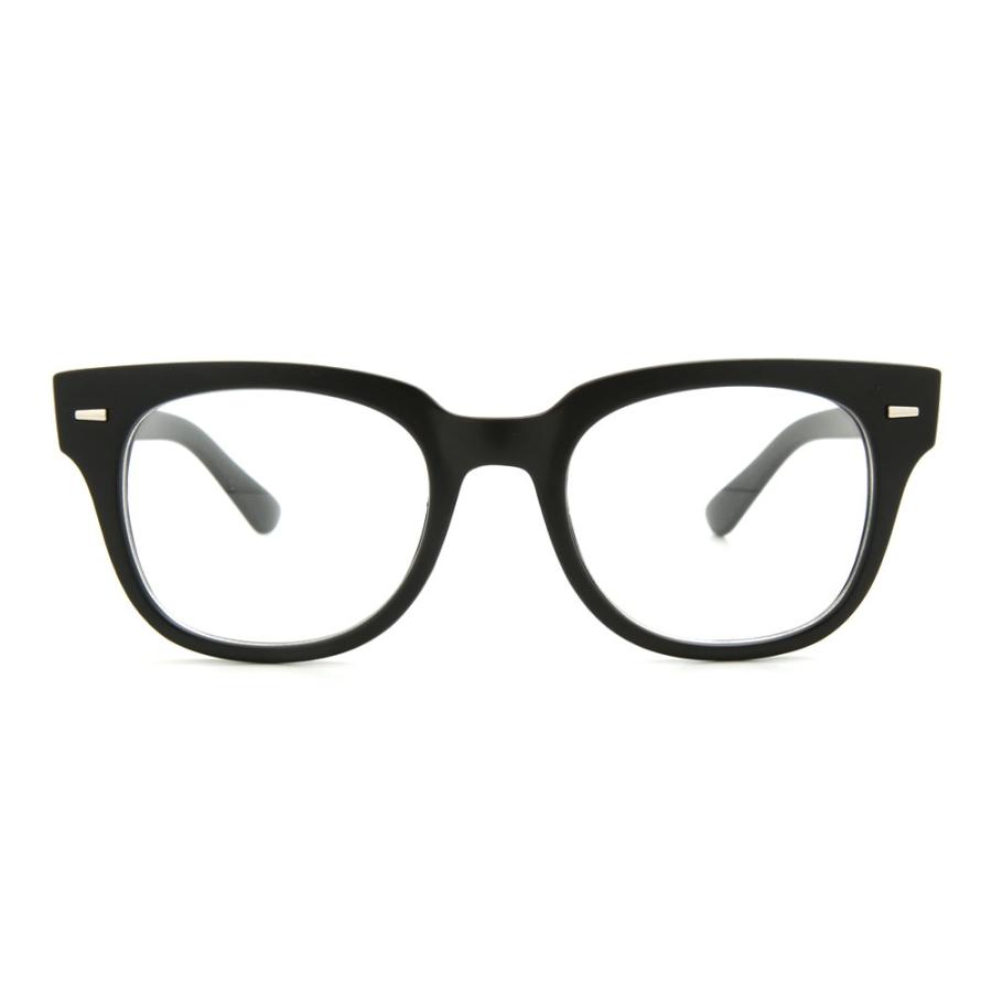 伊達メガネ 素敵な メンズ おしゃれ 黒縁 マットブラック 韓流 韓国 ウェリントン