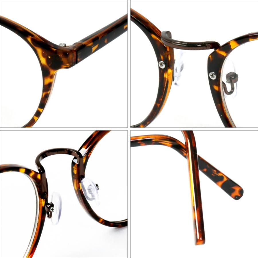 伊達メガネ メンズ おしゃれ レディース ボストン 黒縁 丸メガネ 2854 Rakugaki 通販 Yahoo ショッピング