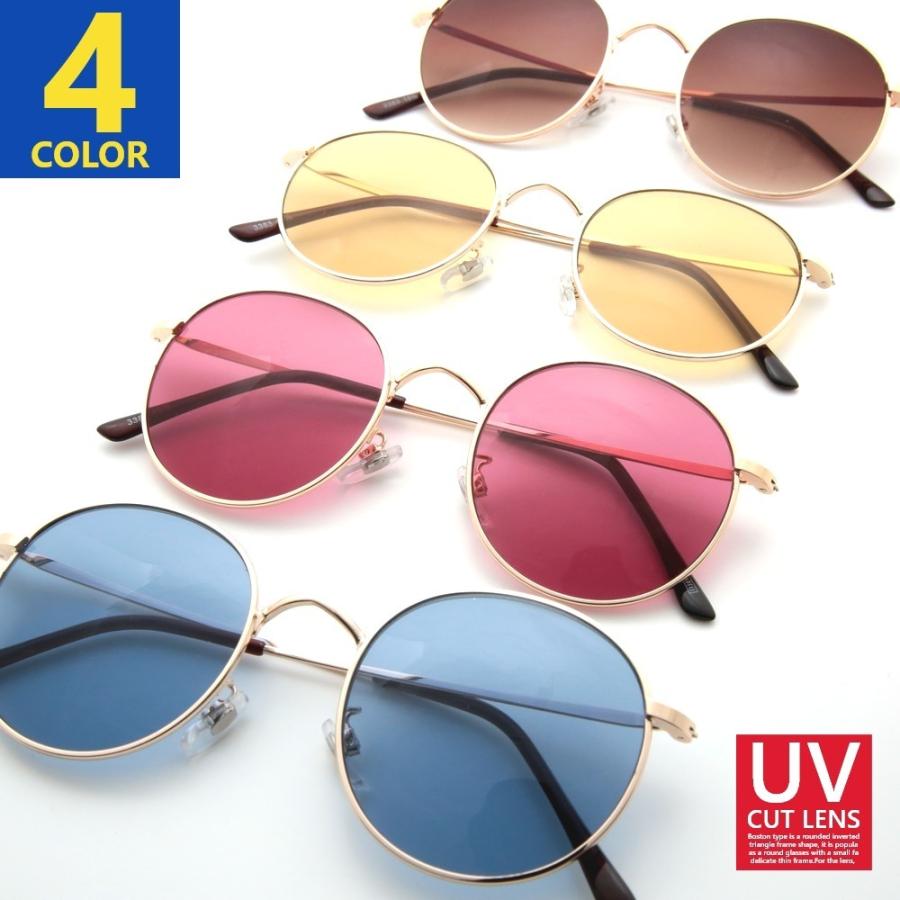 サングラス メンズ レディース ラウンド カラーレンズ 33 Rakugaki 通販 Yahoo ショッピング