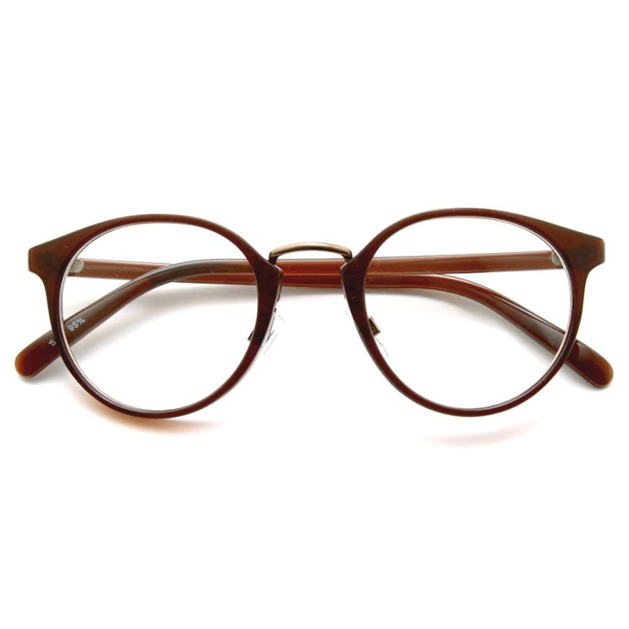 伊達メガネ おしゃれ メンズ レディース ボストン 丸 5019br Rakugaki 通販 Yahoo ショッピング