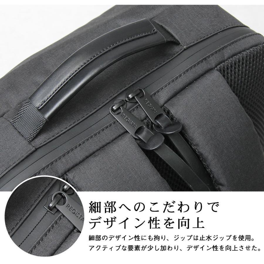 リュック バックパック メンズ シンプル デイパック バッグ 高機能 ブラック 黒｜rakugaki｜14