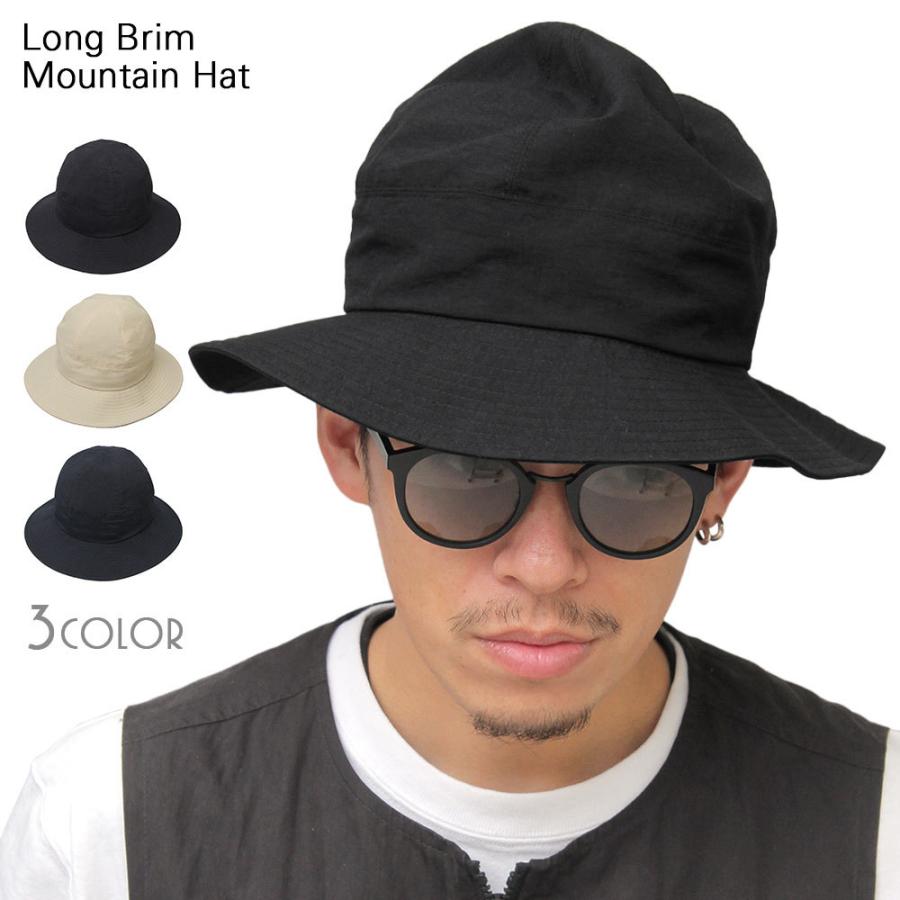 マウンテンハット メンズ 日本製 ロングブリム ナイロン 帽子 Mc 12 Rakugaki 通販 Yahoo ショッピング