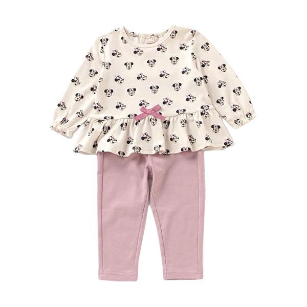 Off セール Sale プティマイン Petit Main 秋冬 Disney ミニーマウスデザイン 総柄tシャツ パンツパジャマセット Pma 074 らくがき村 通販 Yahoo ショッピング