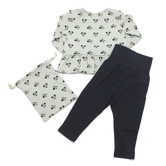 Off セール Sale プティマイン Petit Main 秋冬 Disney ミニーマウスデザイン 総柄tシャツ パンツパジャマセット Pma 074 らくがき村 通販 Yahoo ショッピング