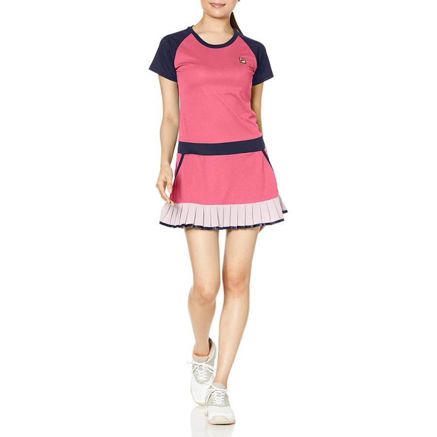 流行に フィラ テニス テニス ワンピース 吸水 速乾 Uvカット Vl27 レディース マゼンタ 日本 L 日本サイズl相当 珍しい Cantinhoalgarvio Com
