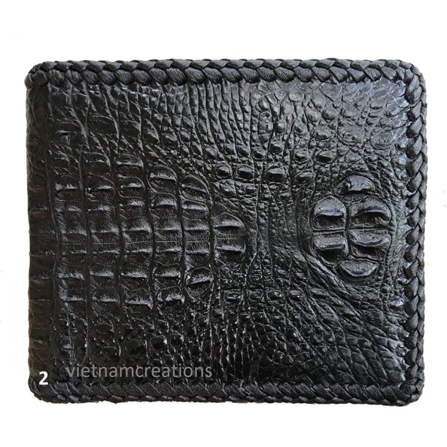 全日本送料無料 財布 メンズ クロコダイル革の二つ折り 本革 とダチョウ皮財布 男性 財布 財布 通販 人気 Vinam 02 国内配送 Www Kmhsystems Com
