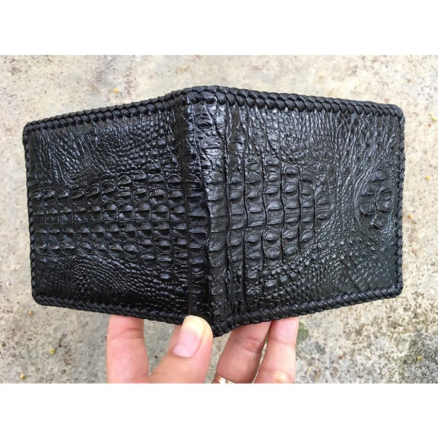 全日本送料無料 財布 メンズ クロコダイル革の二つ折り 本革 とダチョウ皮財布 男性 財布 財布 通販 人気 Vinam 02 国内配送 Www Kmhsystems Com