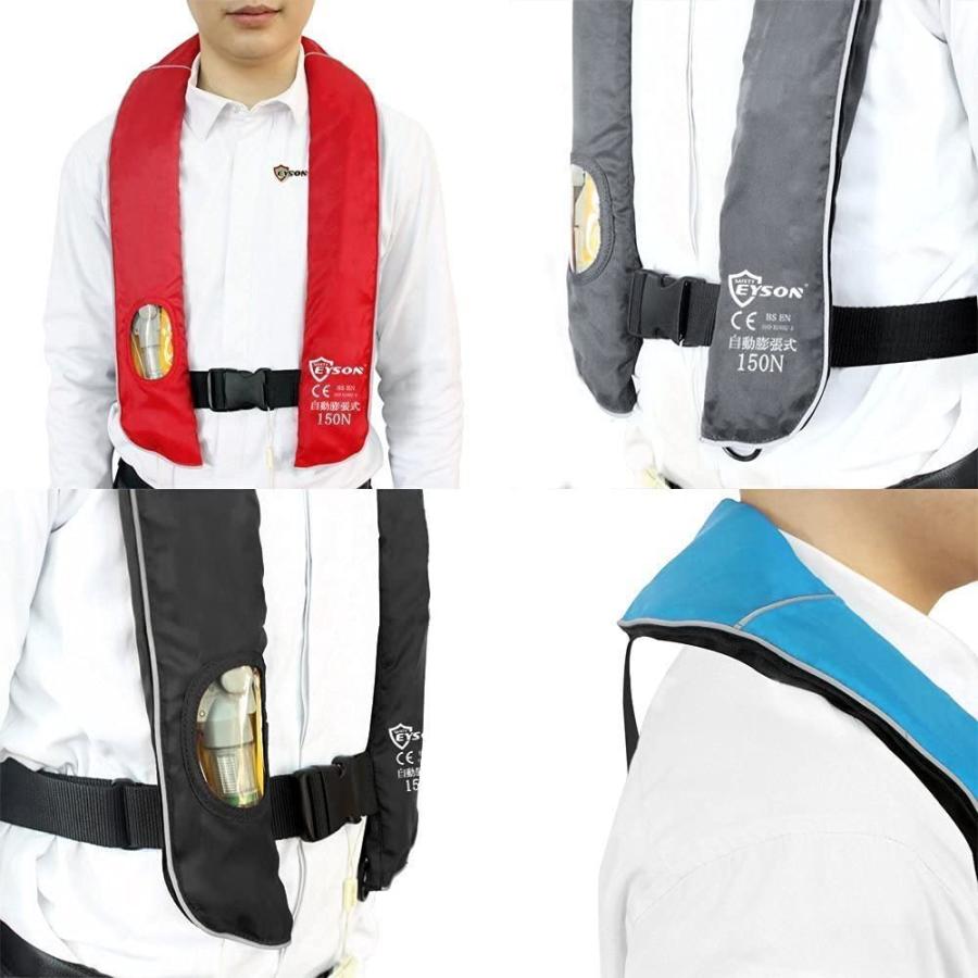 即納最大半額 Eyson ライフジャケット 自動膨張式 インフレータブル 釣り 首かけベストタイプ救命胴衣 Ce認定済 紫 取寄品 Www Yalaphone Com