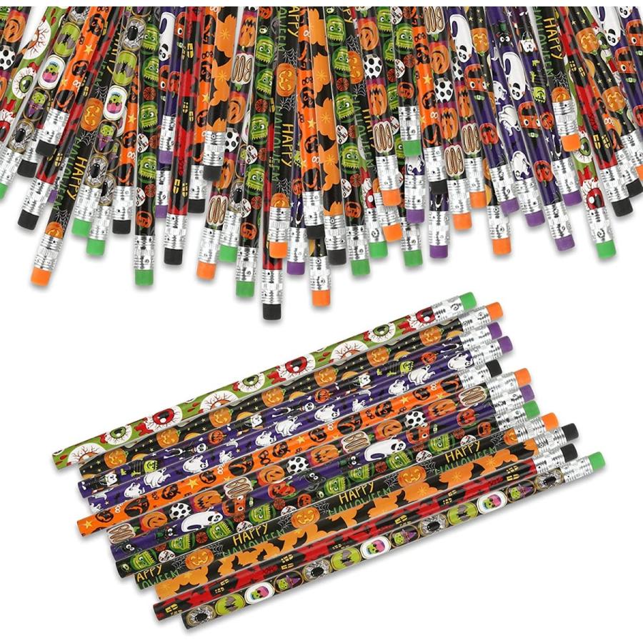 Kesote ハロウィン 36本セット えんぴつ 消しゴム付鉛筆 子供 オフィス プレゼント 未使用