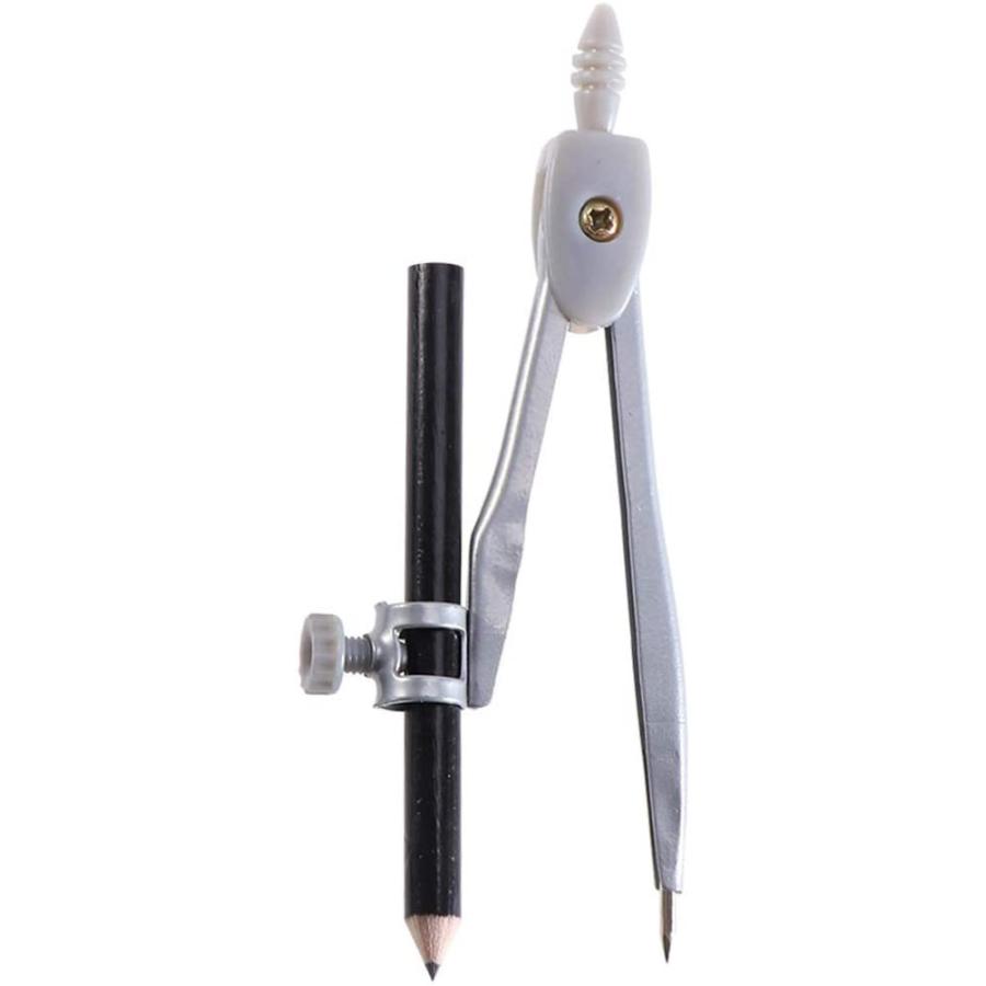 Jojofuny コンパス 作図ツール 小学生 注文割引 使いやすい クリアケース付 製図 算数 オフィス 学生 事務用品 文房具 教師 鉛筆 数学