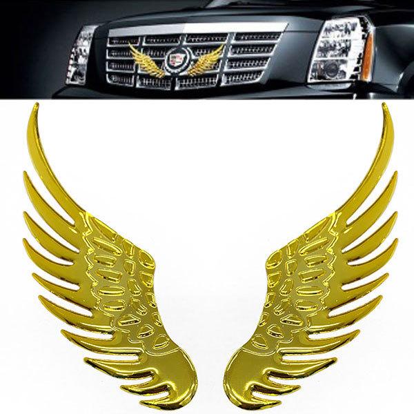立体ステッカー 3dステッカー 羽 翼 車 エンブレム 両面テープ ポイント消化 送料無料 ゴールド A B Gold 楽ゴーゴー 通販 Yahoo ショッピング