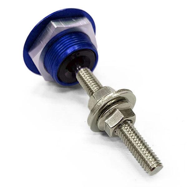 クイックリリース プッシュ 式 ロック ボンネットピン エアロ 1個 車