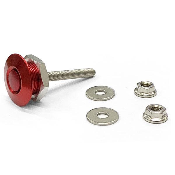 クイックリリース プッシュ 式 ロック ボンネットピン エアロ 1個 車