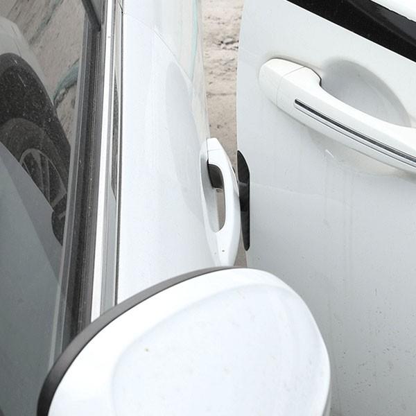 ドア ガード カーボン柄 s4p エッジ バンパー ガード ステッカー 汎用 4点set 車 自動車 カー用品 ポイント消化 送料無料