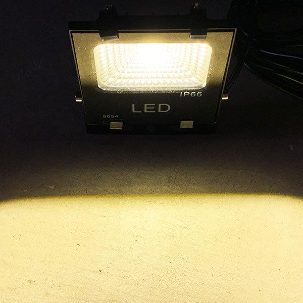 LED投光器 LEDライト 20W 200W相当 防水 AC100V 3Mコード 電球色