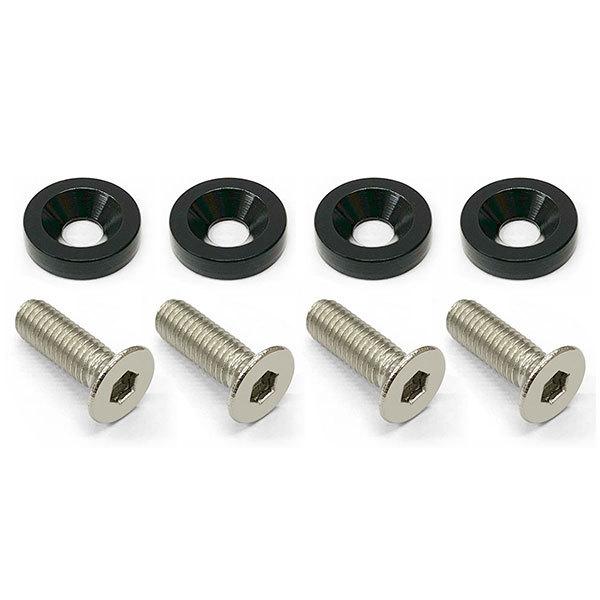 盗難防止 ナンバー フェンダー ボルト JDM アルミ カラーワッシャー