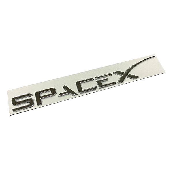 Space X プレート スペースX エンブレム ステッカー カスタム ラベル ドレスアップ テスラ 車 モデル3 カー用品 ポイント消化 送料無料｜rakugogo｜04