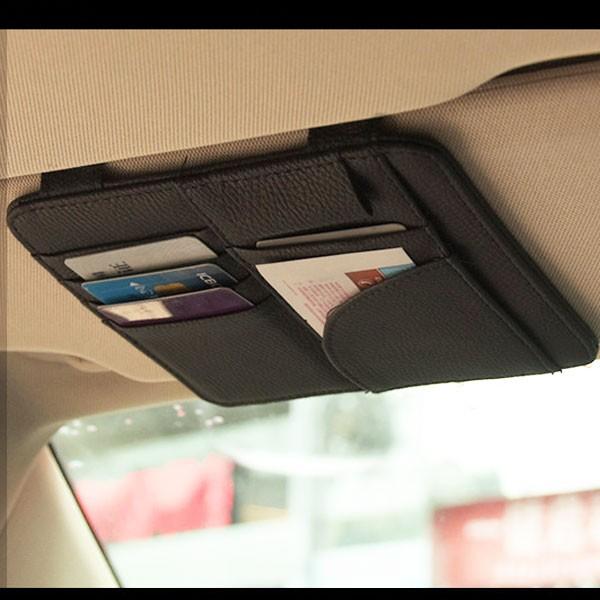 サンバイザー 多機能ポケット 車 収納 カード入れ 多機能ポケット 便利グッズ アイデア商品