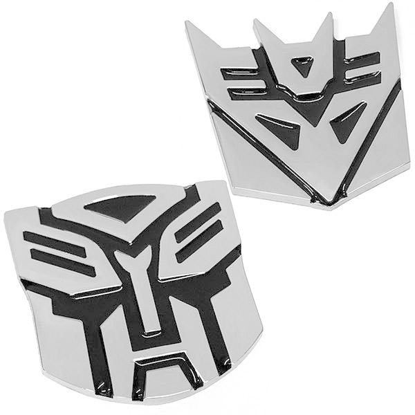 立体ステッカー 3dステッカー トランスフォーマー シルバー 車 エンブレム 両面テープ ポイント消化 送料無料 Transformers 楽ゴーゴー 通販 Yahoo ショッピング