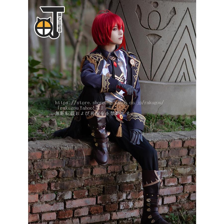 猫と三丁目　原神 ディルック コスプレ Diluc コスプレ衣装 原神 キャラクタ衣装 コスプレ コスチューム ハロウィン 仮装 変装 ウィッグ 武器　 追加可　 :diluke-mysdm-yy:ラクゴー通販 - 通販 - Yahoo!ショッピング