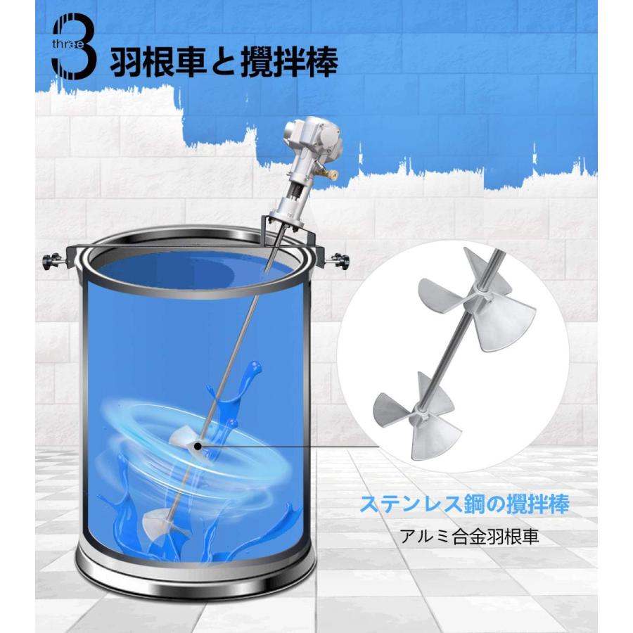 ペイントミキサー パワーミキサー 空気圧攪拌機 エアペイント ペイントミキサー パワーミキサー 空気圧攪拌機 エアペイント
