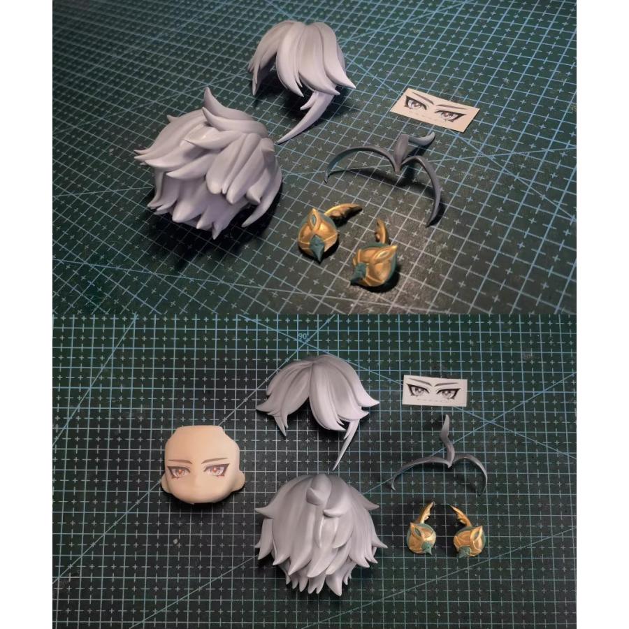 原神 アルハイゼン オビツ11 OB11 ヘッド ホワイティ 【ボディ無】樹脂 