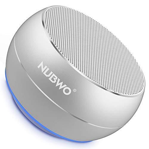 NUBWO ポタブルBluetoothスピカ 低音とステレオサウンド 再生時間8時間 内蔵マイク ミニワイヤレススピカ 携帯可能 携帯電話 iPad センタースピーカー