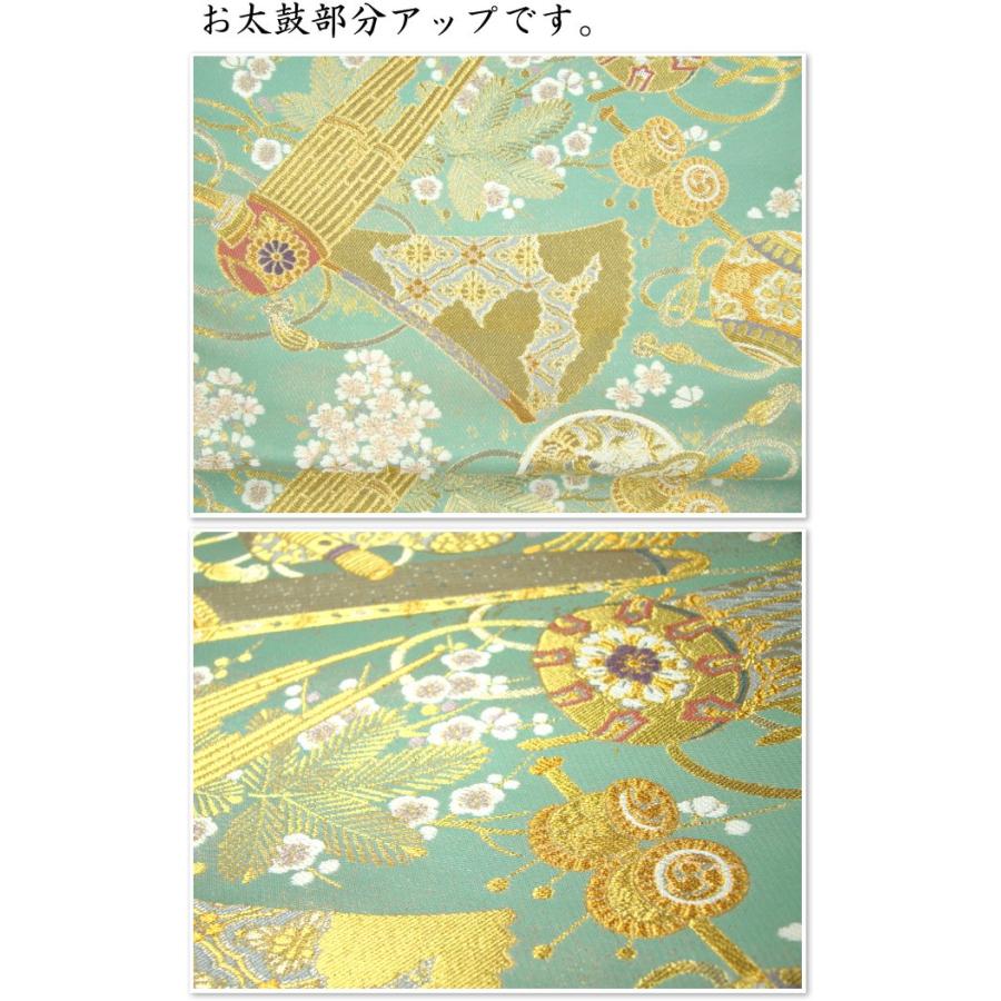 西陣織袋帯 吉祥舞楽文の画像