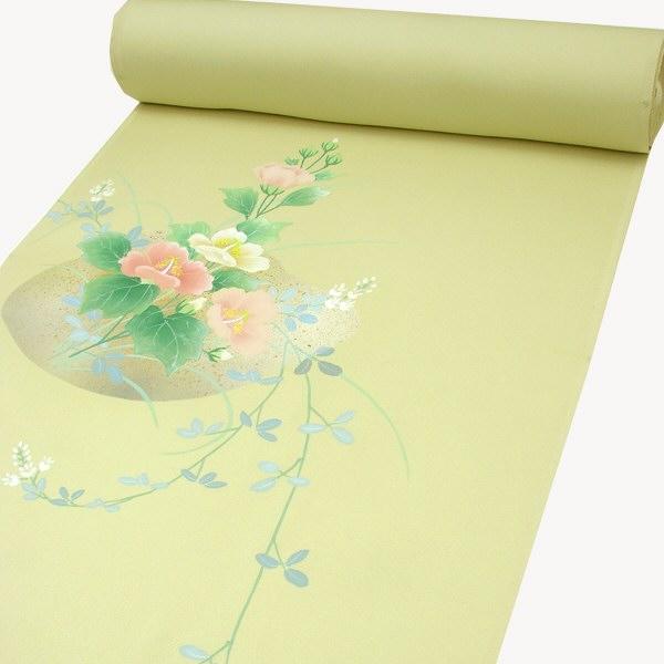 正絹 手描附下げ 芙蓉