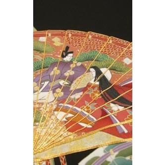 正絹 友禅黒留袖 琳派桧扇文 結婚式 卒業式 フォーマル 和装 着物