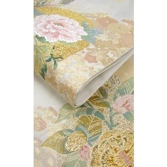 西陣引箔袋帯 都の花路の画像