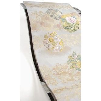 高級 西陣 袋帯 引箔 正絹 美品 訪問着 花 西陣引箔袋帯 都の花路 : 楽市きもの館 - 通販 - Yahoo!ショッピング