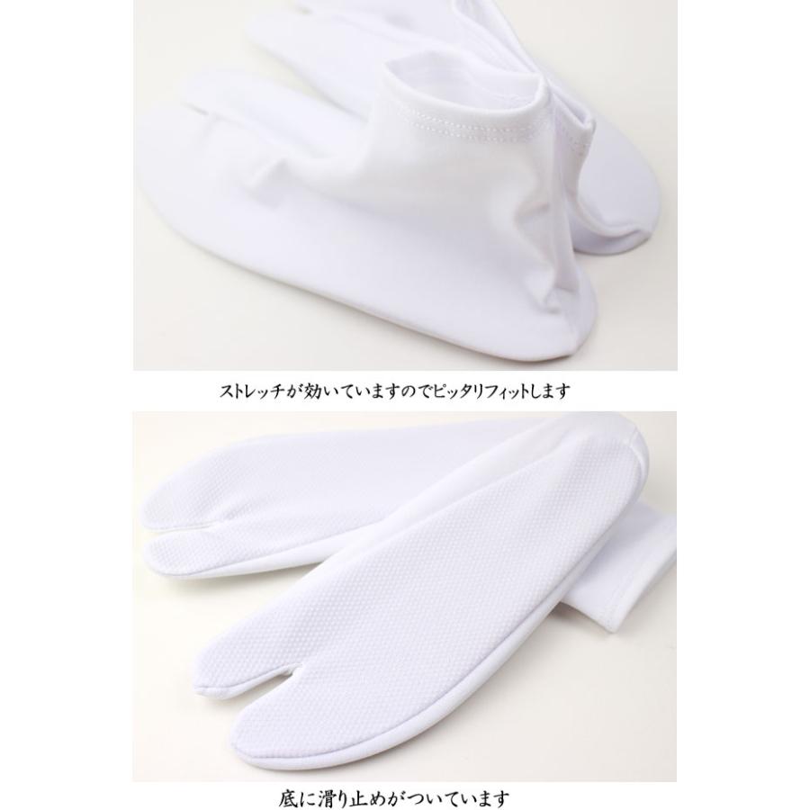 メール便対応8点 足袋 子供用 ソックス 七五三 3歳 7歳 こども kids 滑り止め 5歳 幼稚園 保育園 発表会 白|rakuichi-kimono|04