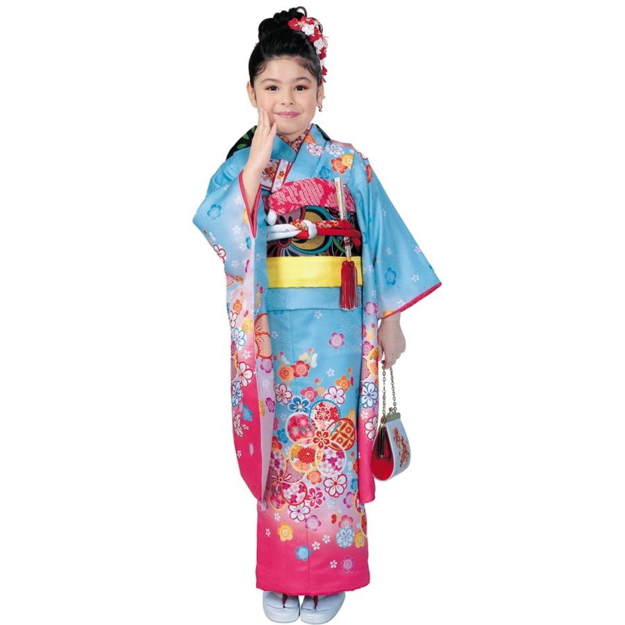 子供用四つ身きもの【未使用】 七五三 7歳 四つ身着物フルセット ブランド Shikibu Roman 式部浪漫